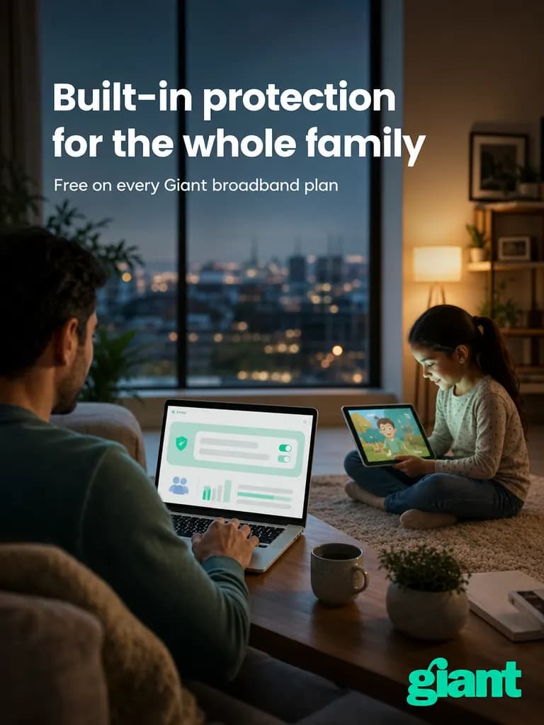 Built-in protection for the whole family