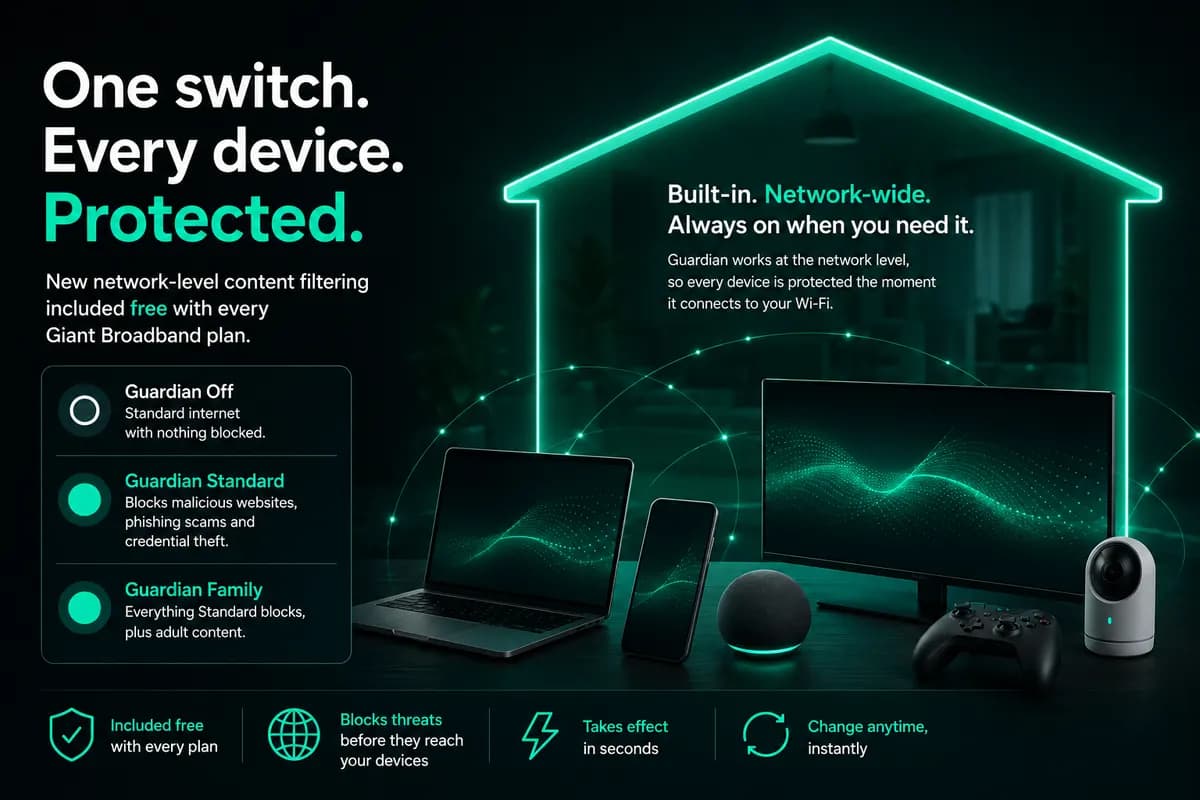 Guardian — one switch, every device, protected