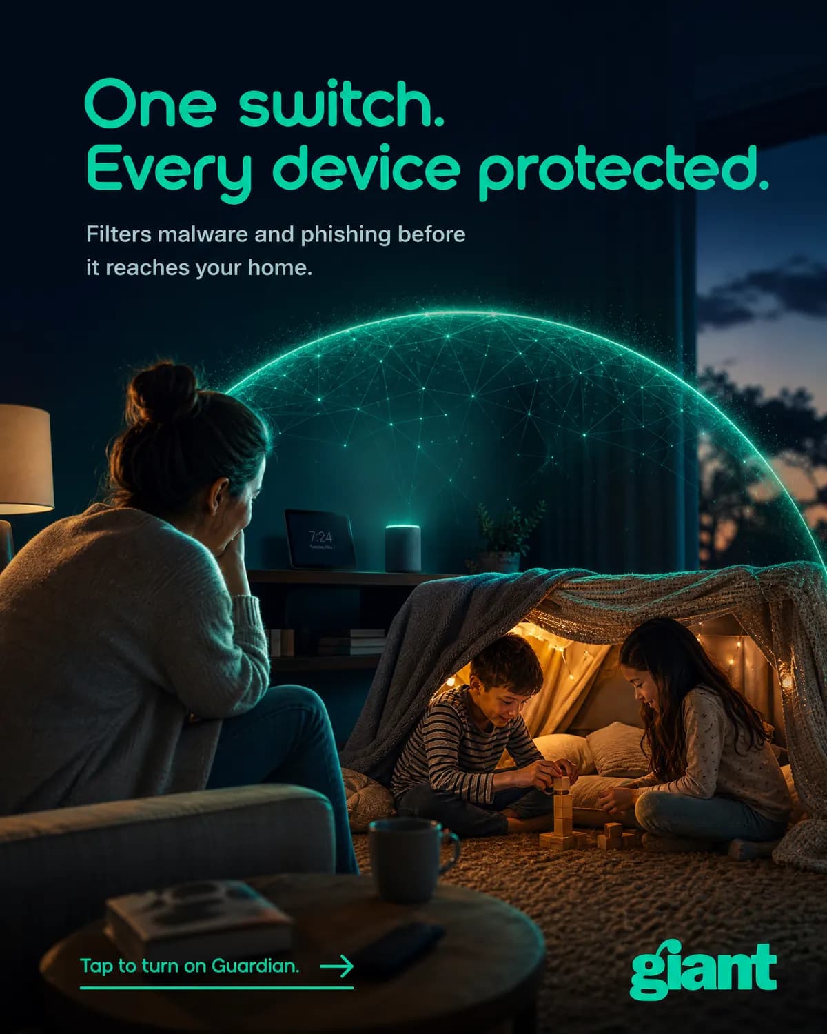 One switch. Every device protected.