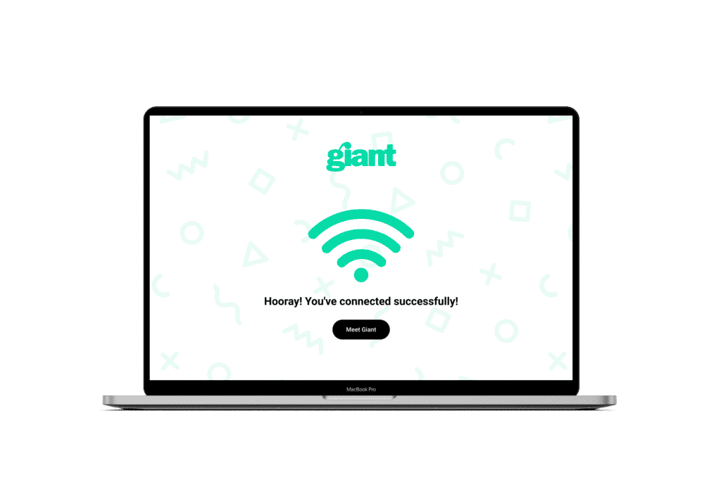 Create guest wifi redirects to your website or social media channels